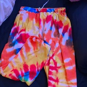Tie dye joggers